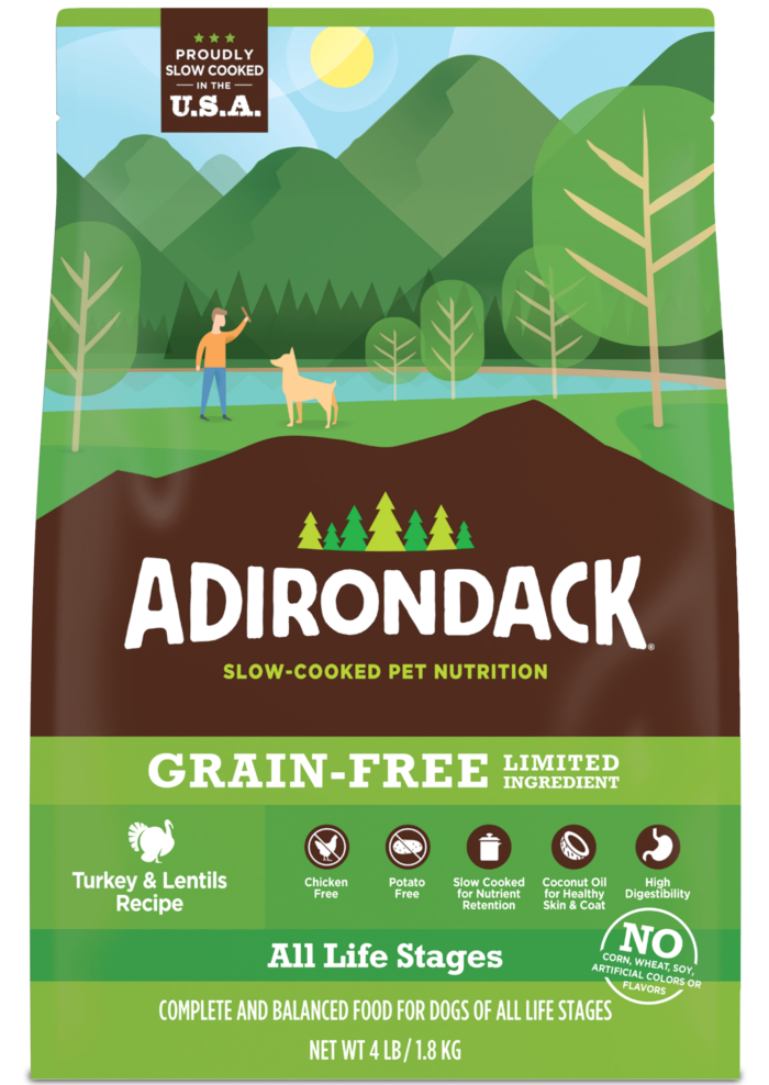 Snapshot of Lentil And Turkey Dog Food For All Life Stages